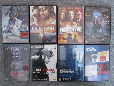 P, DVD, andet, blandede genre, Originale med danske undertekster.

Pacific Rim
Pain & gain
Passion p