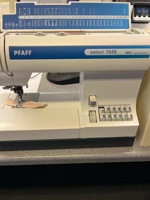 Symaskine, Pfaff Select 1548, En ægte arbejdshest fra pfaff med overtranspotør og nåle tråde.
Ny ser
