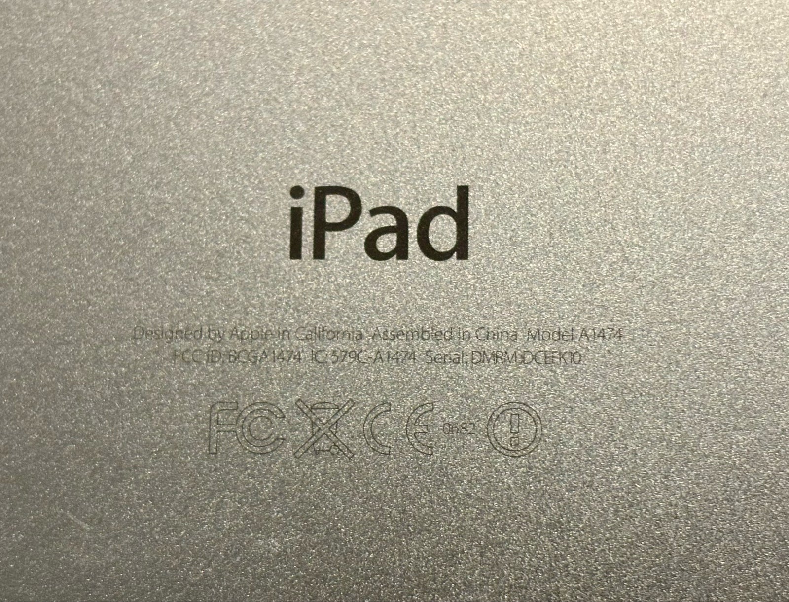 iPad Air, 16 GB, sort