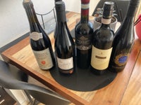 Vin og spiritus, 6fl rødvin. Bl.a. Amarone, Barolo og