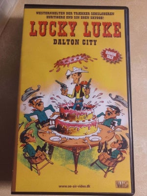 Animation, Lucky Luke Dalton City, VHS filmen er i fin stand.
Westernhelten der trækker seksløberen 