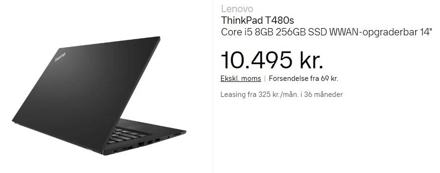 Lenovo ThinkPad T480s - Light, Thin Business Laptop,