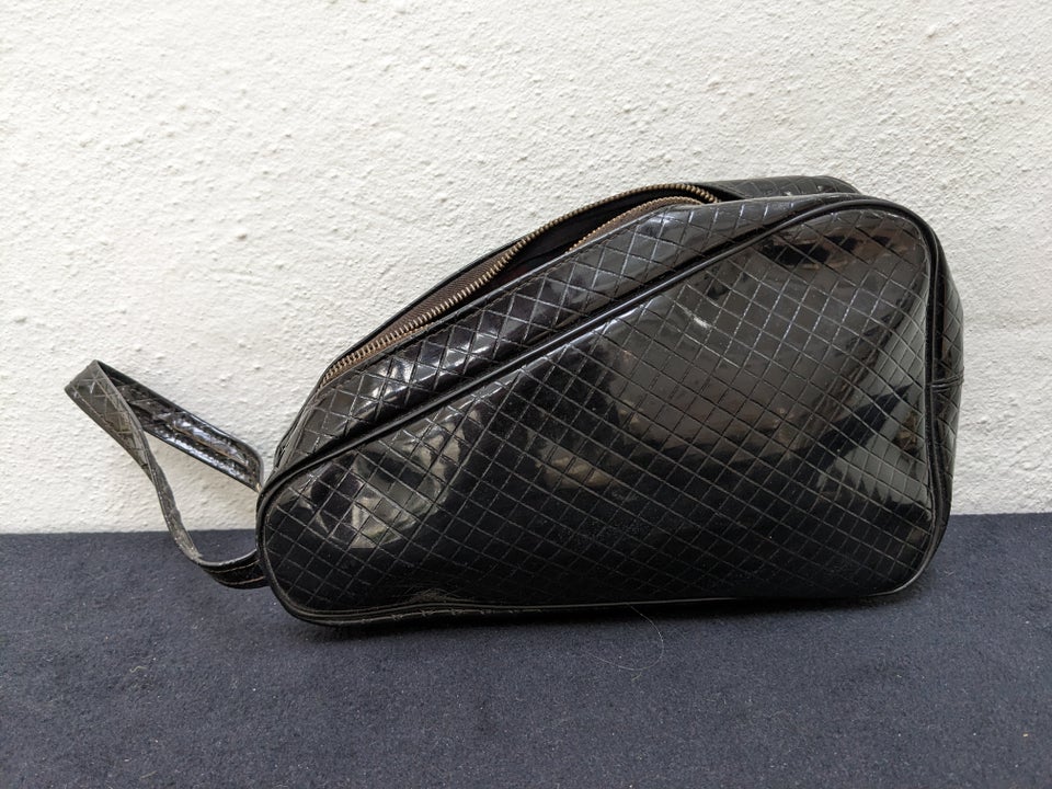 taske, Vintage håndtaske i sort-ternet lak – dba.dk – Køb og Salg Nyt og Brugt