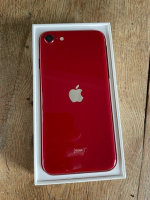 iPhone SE 3. generation, 64 GB, rød, Perfekt, Som fabriks ny. Med Garati 
Medføre. Original kasse og