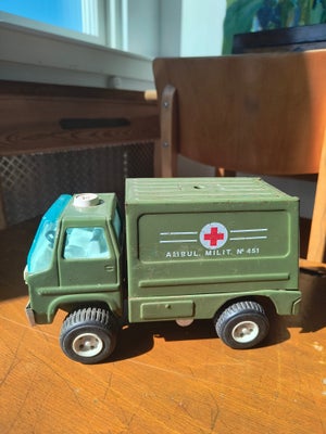Modelbil, Rico Militær ambulance, Fedeste grønne militær ambulance, der kan åbne bagklappen. Af det 