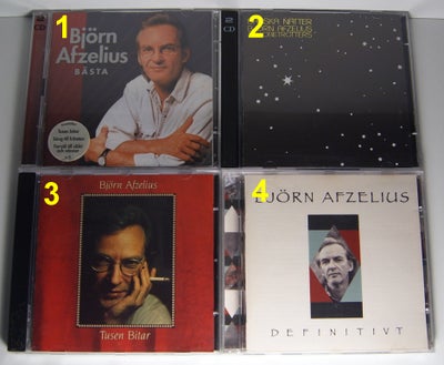 Björn Afzelius: 5 Titler, rock, 


Gode CD-albums med Björn Afzelius.
Afzelius spillede i løbet af k