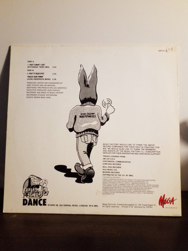 Maxi-single 12", JIVE BUNNY AND THE MASTERMIXERS, THATS