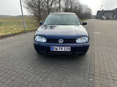 VW Golf IV, 1,8 GTi Turbo, Benzin, 1998, km 400000, blå, 5-dørs, 17" alufælge, Hejsa.
Sælger/bytter 