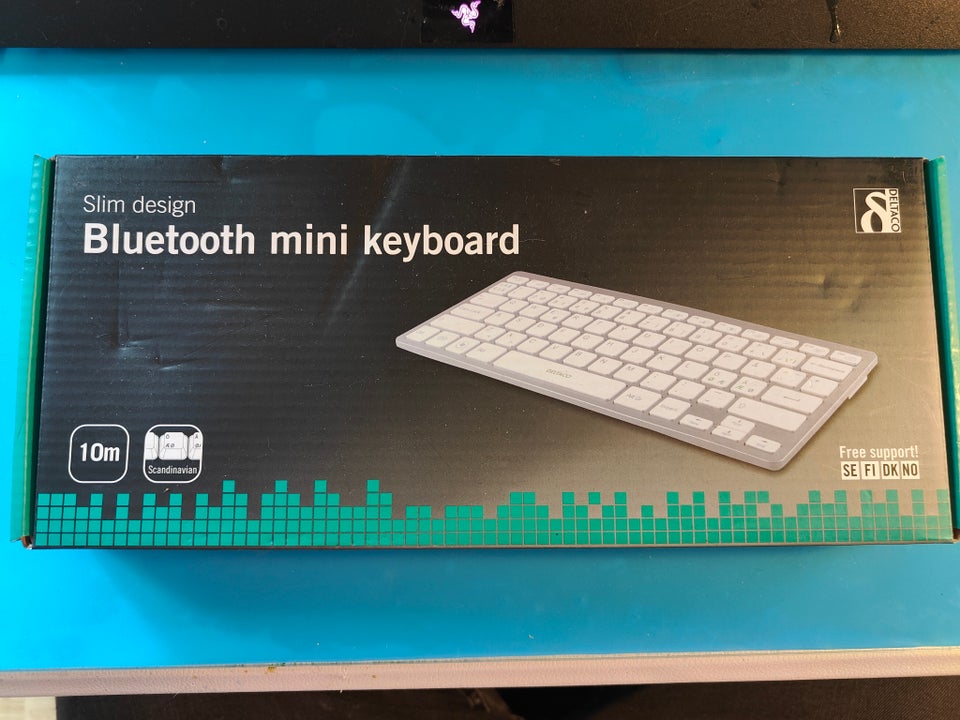 Tastatur, trådløs, Deltaco