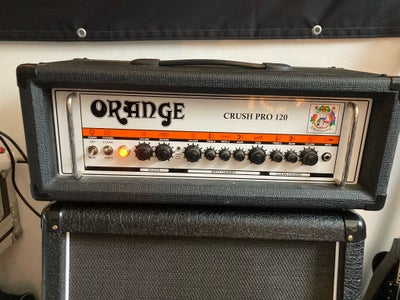 Guitartop, Orange Crush pro 120, 120 W, Sælger min top, jeg jeg er konverteret hen til multieffekt b