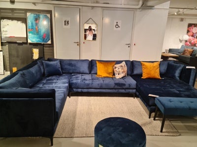 U-sofa, andet materiale, 6 pers., En skøn sofa med til 6 personer Jeg købte den fra Sit or Sleep  fo