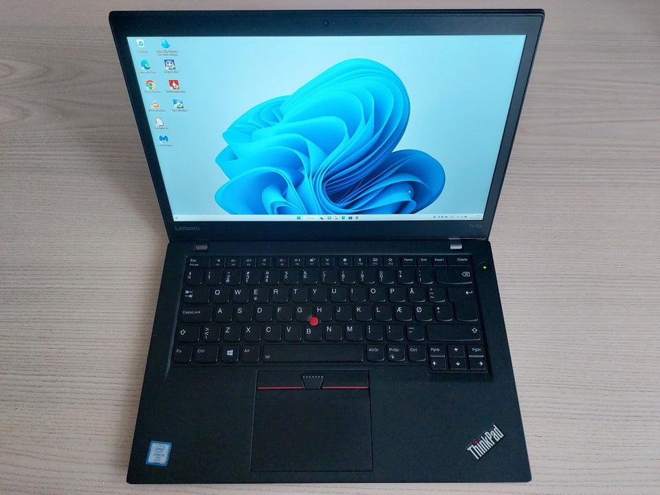 Lenovo Thinkpad T470s, 8 GB ram, 256GB NVMe m.2 SSD GB