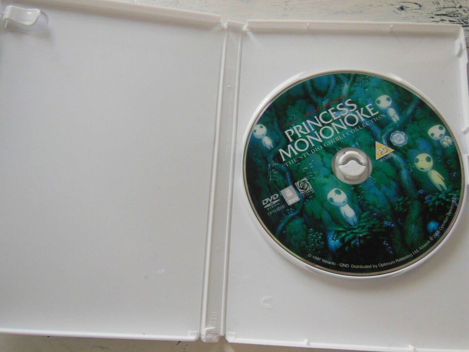 Princess Mononoke, instruktør Studio Ghibli, DVD