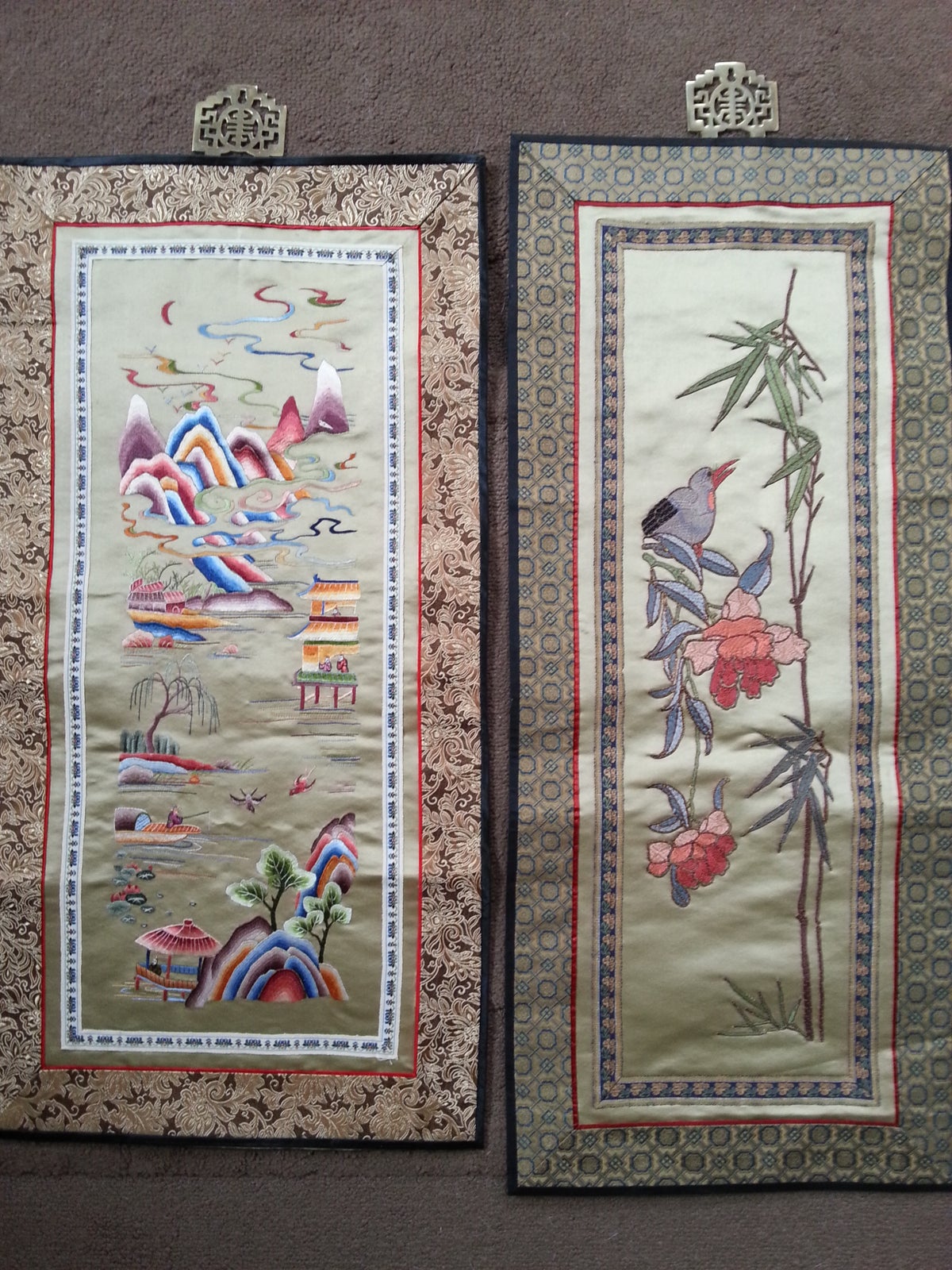 Silkebroderier Silkebroderi, Kinesisk silkekunstner,