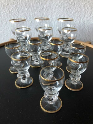 Glas, Vin- og snapsglas, Gisselfeld, Gisselfeld vin -og snapseglas. Blandt andet kendt fra Matador.
