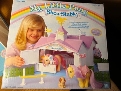 My Little Pony, Show Stable, NY PRIS OG BONUS STALD! Autentisk My Little Pony legesæt fra 1980’erne,