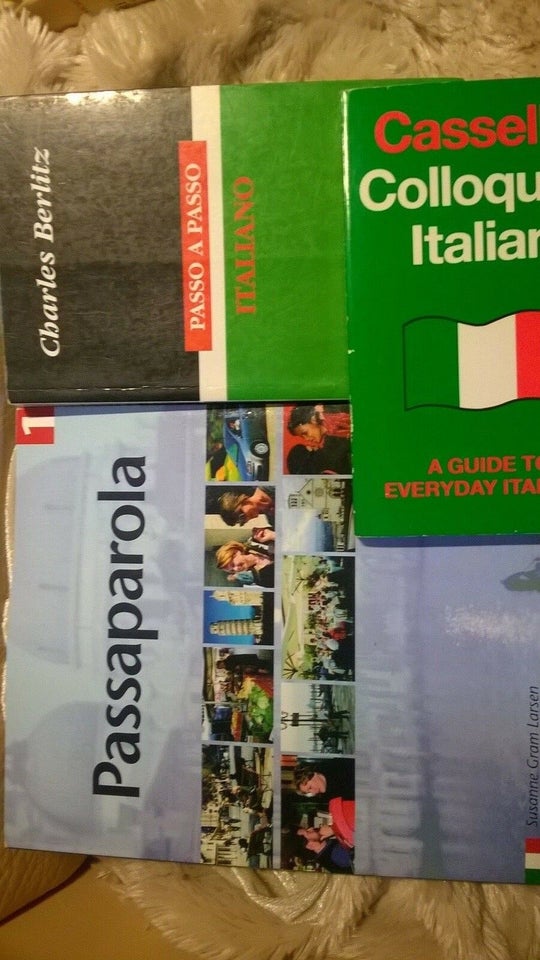 rejsebøger, sprog italiensk, sprog