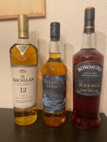 Vin og spiritus, 3 flasker whisky