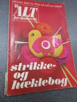 Strikkeopskrift, Strikke- og hæklebog sæson 1969-70