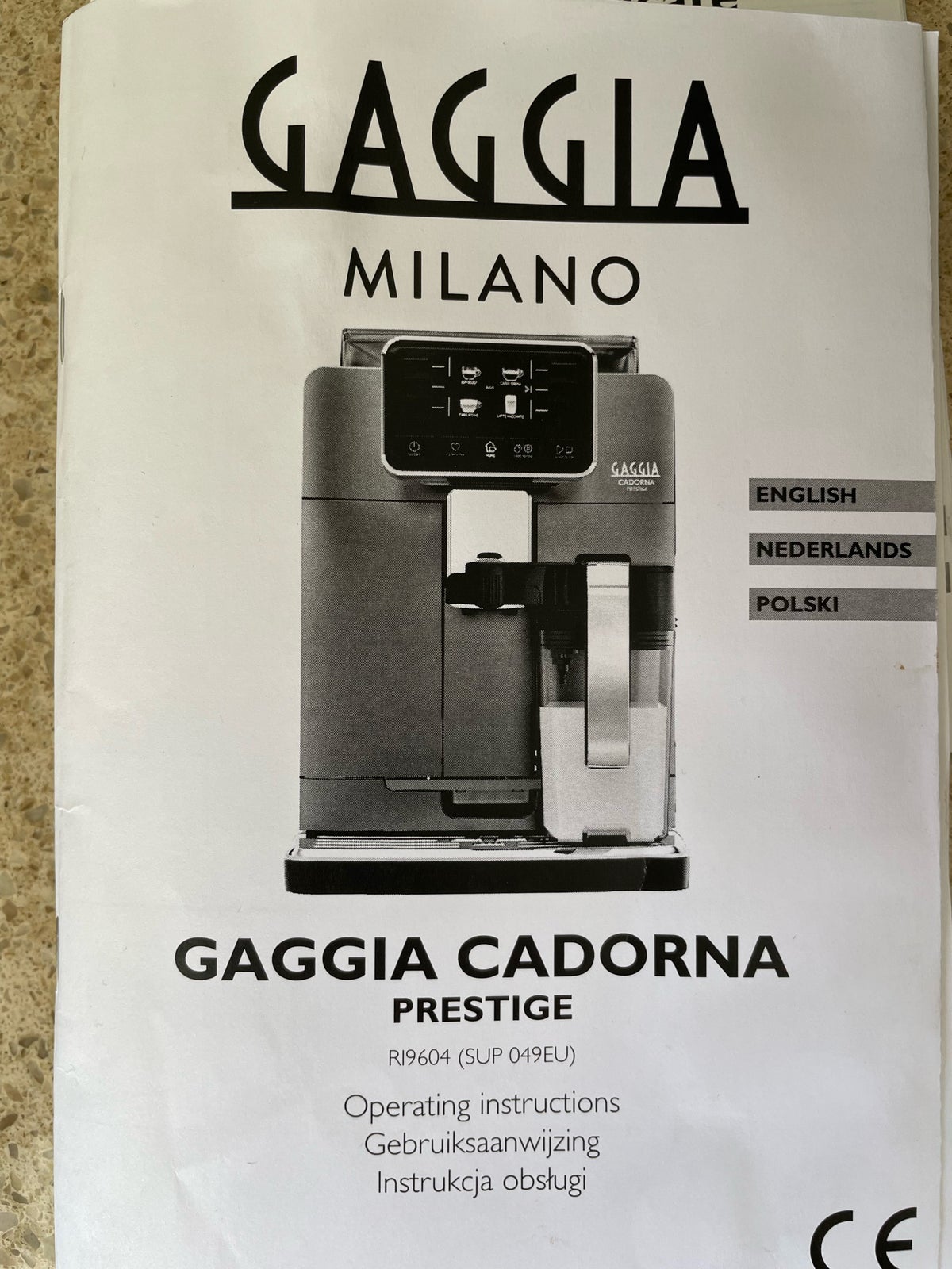 Fuldautomatisk espressomaskine, Gaggia cadorna