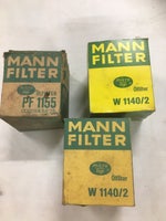 Olie og brændstof filter. , Mann