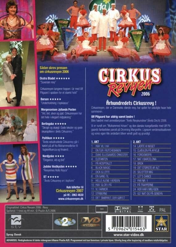 Cirkusrevyen 2006, DVD, andet