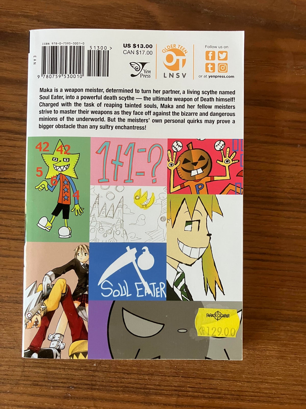 SOUL EATER, VOL. 1 Text in Japanese. a Japanese Import. Manga / Anime, Ohkubo Atsushi