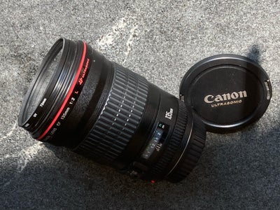 Kort Tele, Canon, 135mm 2.0, Perfekt, Fantastik EF mount portræt objektiv fra Canon.
Ingen ridser. M