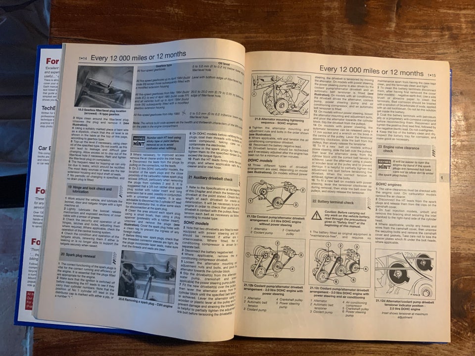 Haynes repartionshåndbog , Ford Sierra