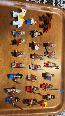 Lego Castle, 20 riddere, 2 heste og en skøn jomfru, sælges samlet