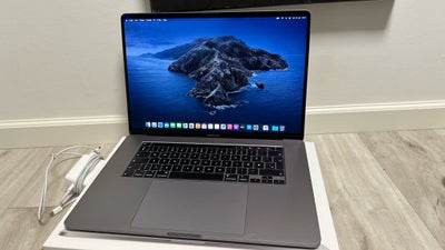Mac Pro, 16” 2019, 2.4 GHz, 16 GB ram, 512 GB harddisk, Perfekt, Macbook Pro 16” model 2019 
Intel c
