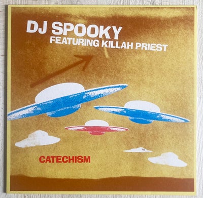 Maxi-single 12", DJ Spooky Featuring Killah Priest, Catechism, Som ny i fin stand.
Købt ved udgivels