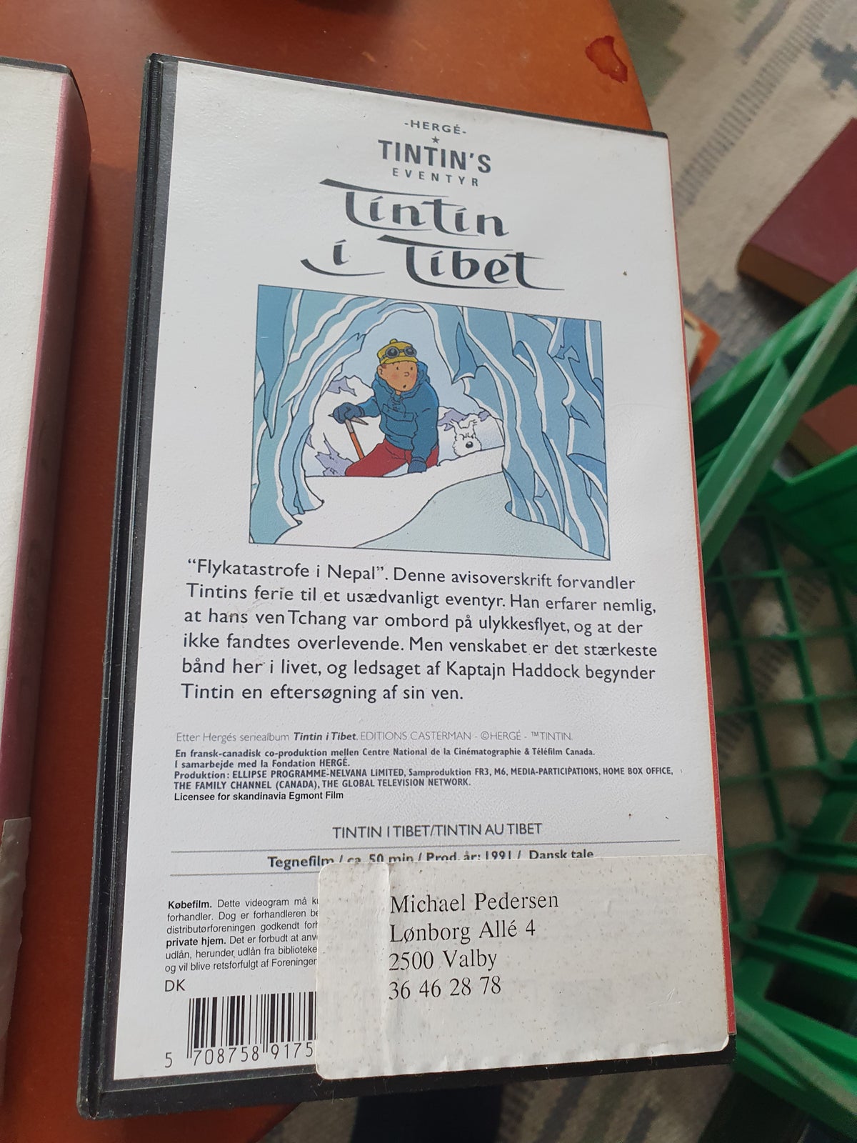 Tegnefilm, Tintin I Tibet