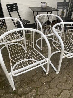 Havestole, Bent Krogh , Metal, Sælger fire design stol fra bent Krogh - fra 80’erne. Udført i metal 