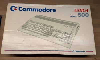 Commodore Amiga 500, arkademaskine, God, Super flot Amiga 500, der nok nærmest aldrig er blevet brug