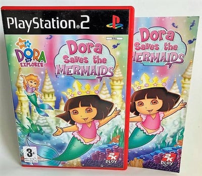 Dora saves the Mermaids, PS2, adventure, God stand... med manual

Fragt 40kr