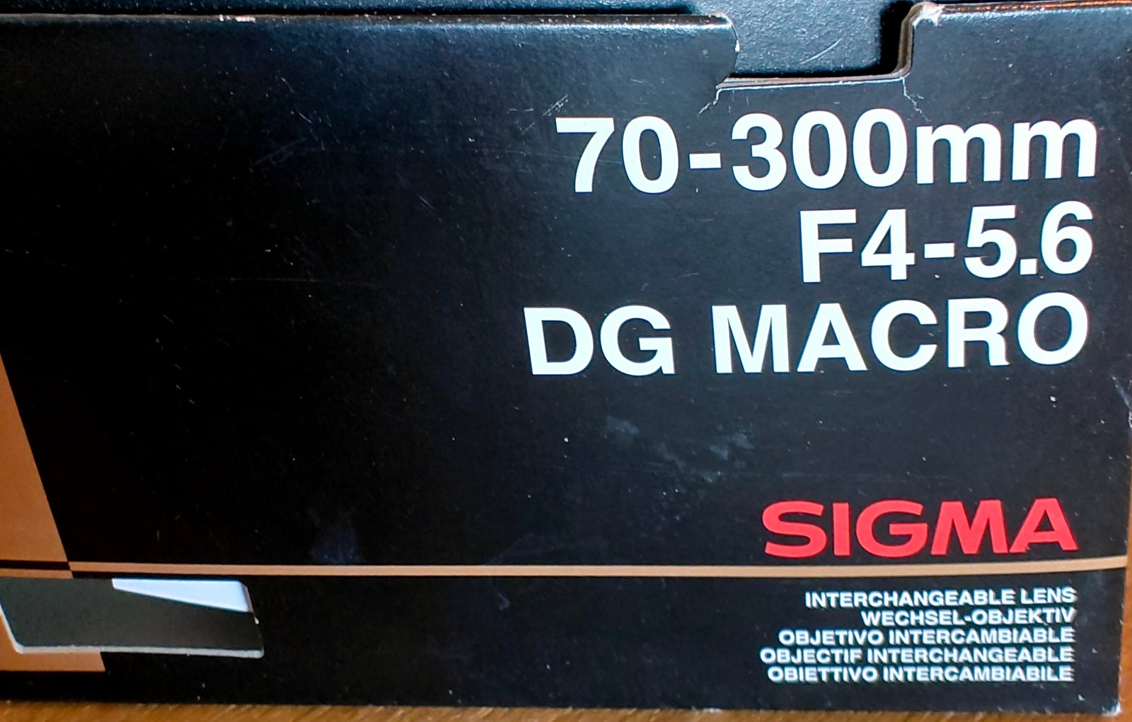 MACRO linse, Sigma, 70-300 mm F4- 5.6 DG MACRO