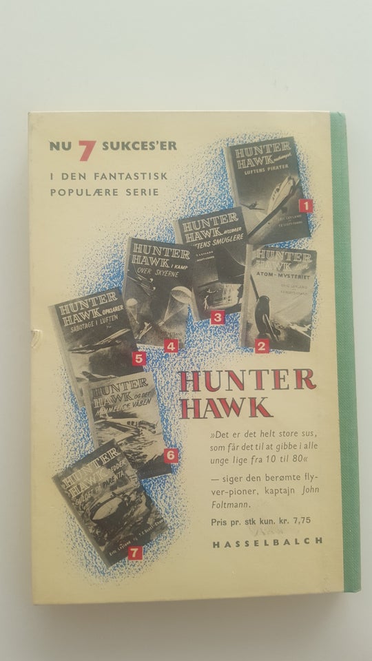 5 Hunter Hawk bøger, Eric Leyland og T.E. Scott-Chard,