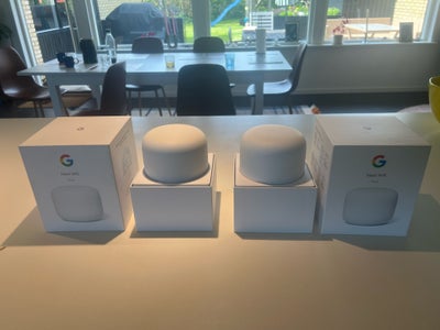 Router, wireless, Mest, Perfekt, Sælger 2 x Google Nest routere , da det var et fejlkøb . Troede det
