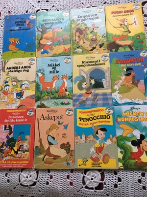 Anders Ands Bogklub Bøger, Walt Disney, Pr stk 20kr. Alle 12 for. 185kr.,,,