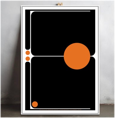 Giclée, Gabriel Lavine, motiv: GeoMaster Series N°03, b: 75 h: 105, Limited Edition Giclée kunsttryk