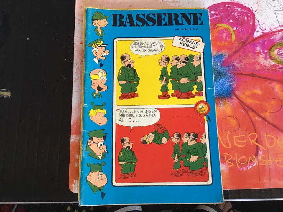 Basserne nr 11-36-37-41-49, Tegneserie