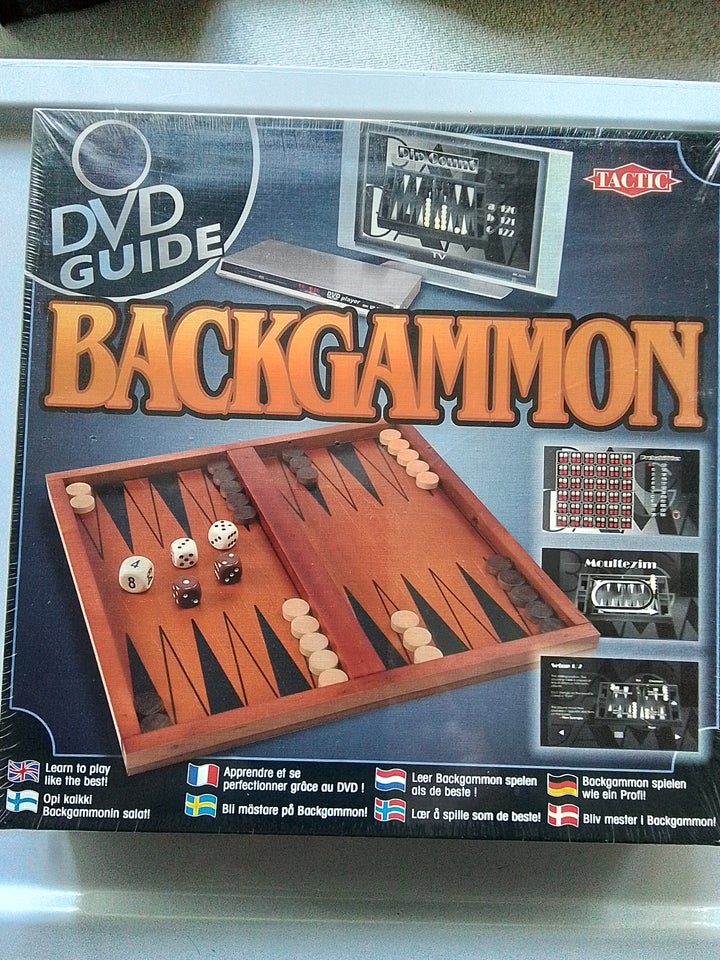 grad vente Utallige Backgammon med dvd guide, brætspil – dba.dk – Køb og Salg af Nyt og Brugt
