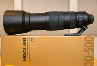 Zoom, Nikon, 200–500mm F5.6E ED VR