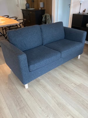 Sofa, stof, 2 pers. , Ikea Pärup, Gunnared mørkegrå, Købt i juni 2021, ikke været udsat for røg og s
