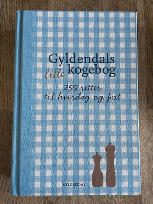 Gyldendals lille kogebog, emne: mad og vin, 250 retter til hverdag og fest
Forlag: Gyldendal - Udgiv