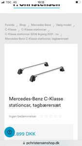 Stavning Motley Manøvre Find Mercedes i Andet biltilbehør - Tagbøjler - Køb brugt på DBA