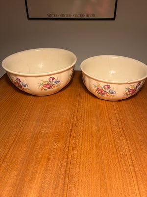 Skåle, retro - Vintage, 2 fine skåle, tysk porcelæn. De har begge patina men er flotte til diverse i