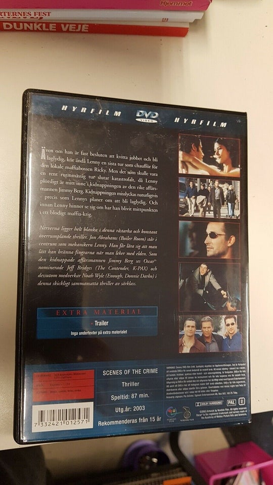 Scenes of the crime, DVD, thriller