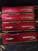 FURY HYPER X, 16 (4x4), DDR3 SDRAM